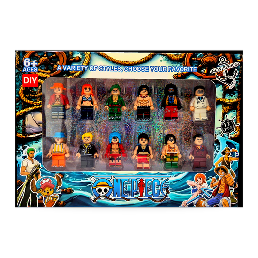 Комплект с 12 минифигурки One Piece