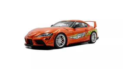 Оранжев метален модел Toyota GR Supra Streetfighter (A90) Solido 1:18