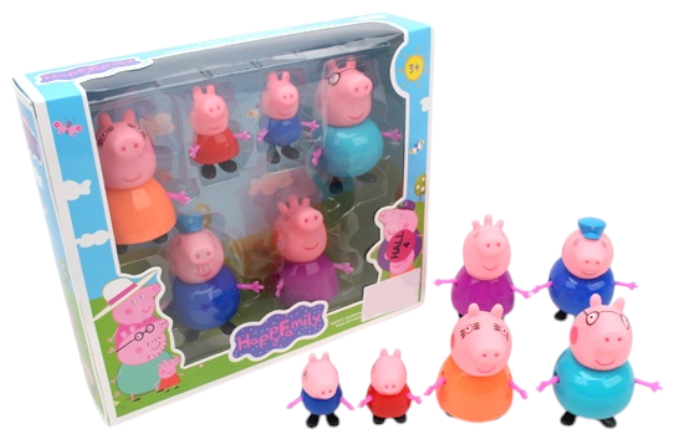 Комплект фигурки Peppa Pig – семейство