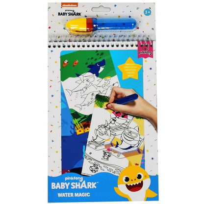 Водна книжка за оцветяване Pinkfong Baby Shark с писалка