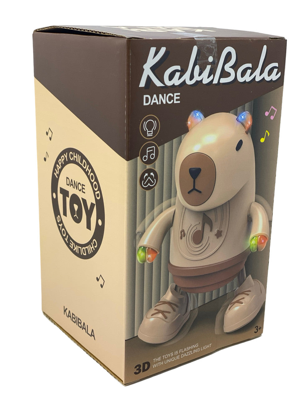 Танцуваща капибара с музика и светлини