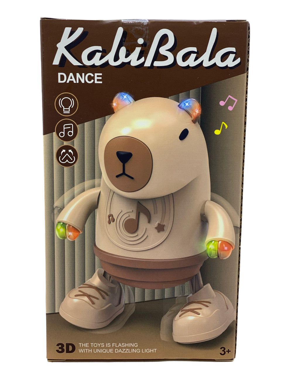 Танцуваща капибара с музика и светлини