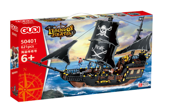 Конструктор Legend of Pirates – Пиратски кораб 621 части