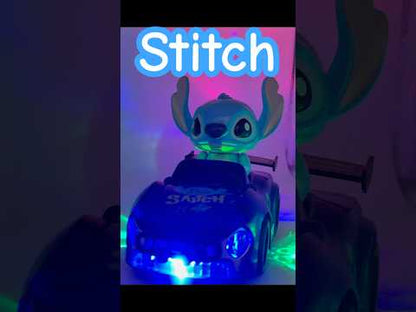 Фигура Стич с кола и пушек – Светлини, звук и спрей ефект