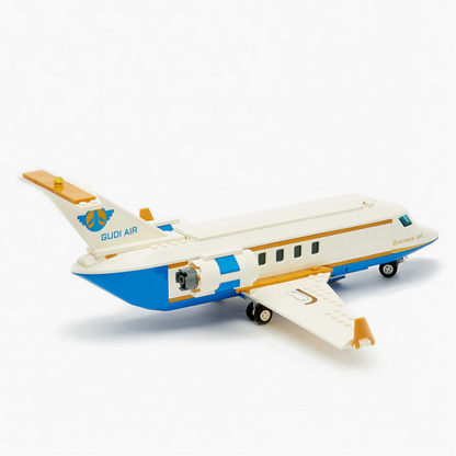 Конструктор самолет и кола GUDI Livin’ City – 461 части | Съвместим с Lego