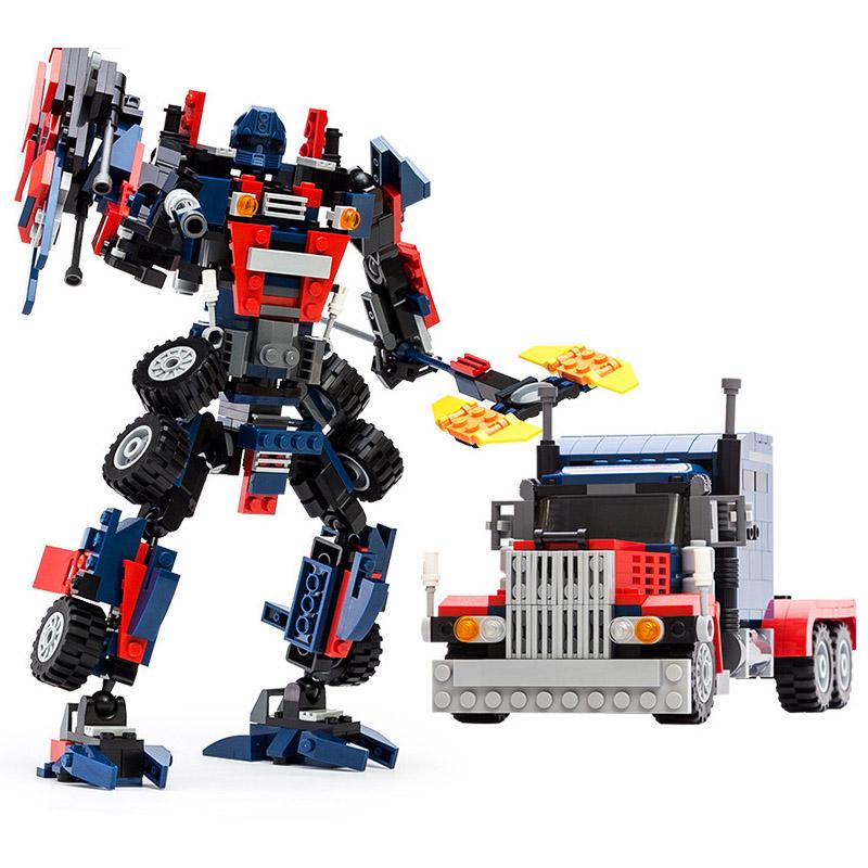 Конструктор Трансформър – робот и тир 377 части