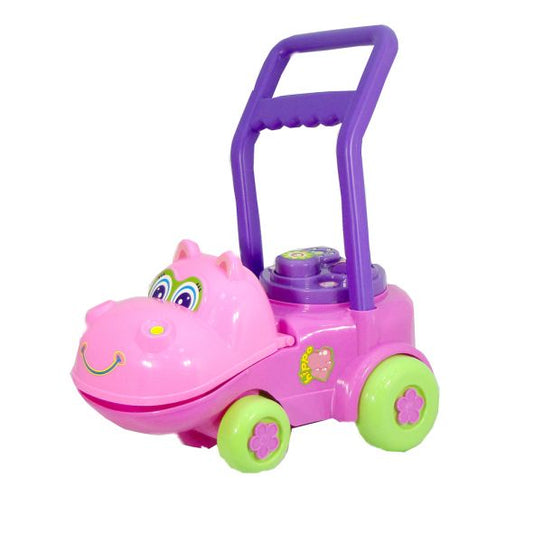 Проходилка хипопотам – розова, със звуци