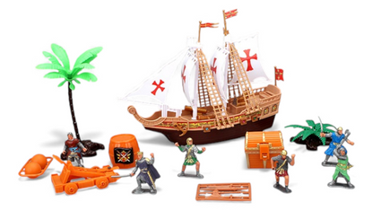 King and Knights – кораб с рицари и войни, игрален комплект