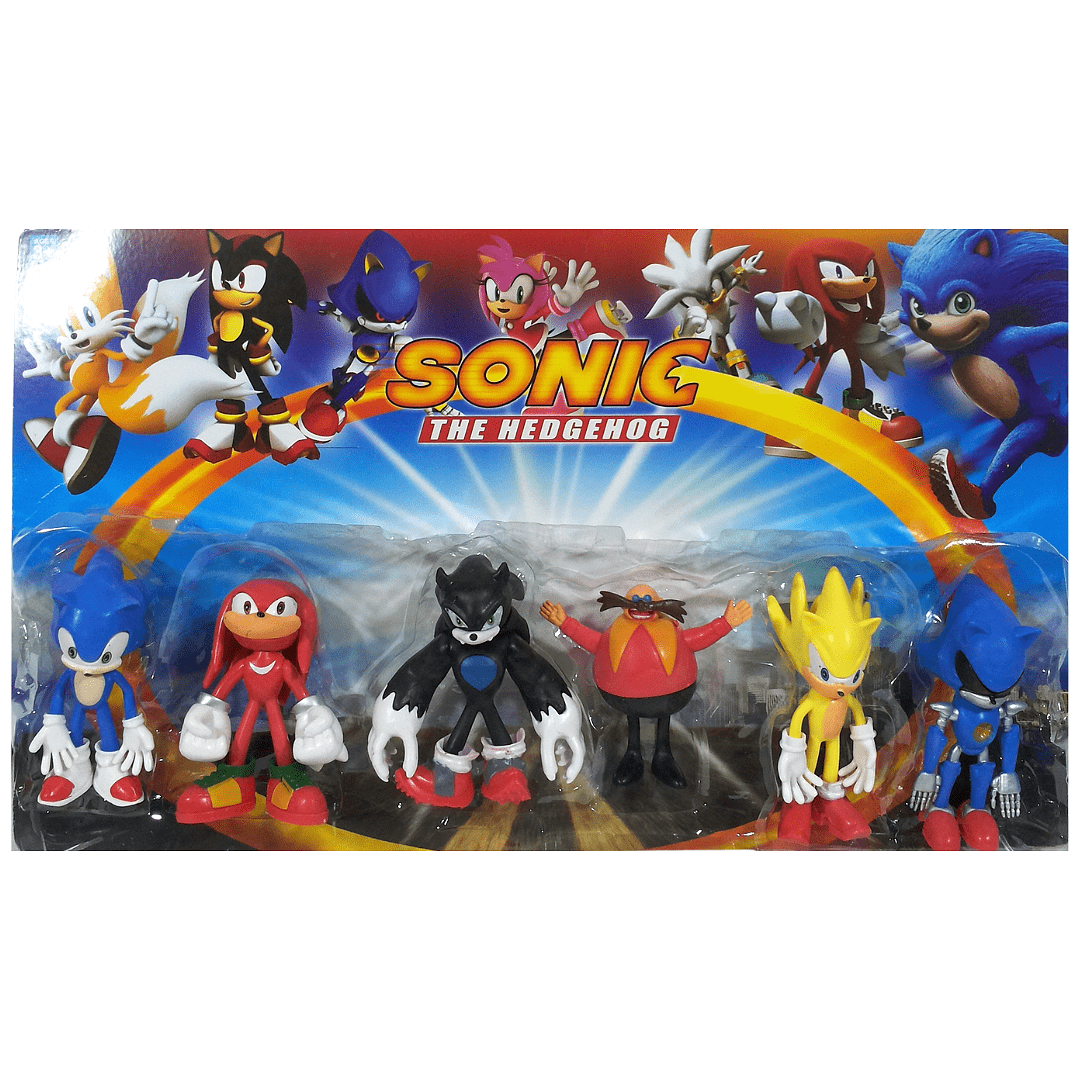 Sonic фигурки комплект – 6 героя в кутия