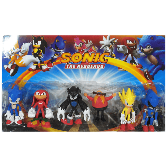 Sonic фигурки комплект – 6 героя в кутия