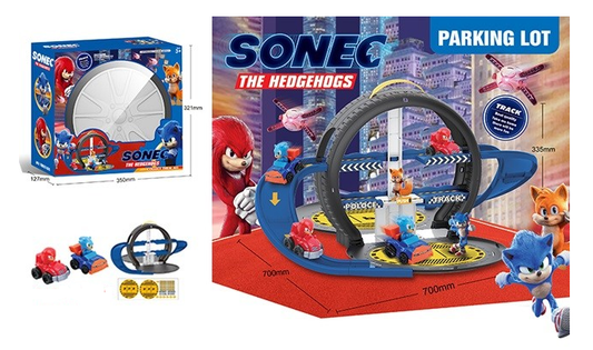 Sonic the Hedgehog – Паркинг сет с коли и писта