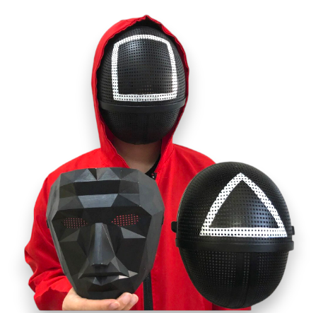 Маски Squid Game – три модела