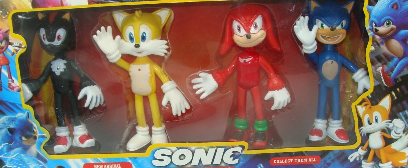 Sonic фигурки – комплект от 4 героя