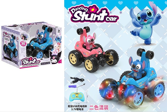 Каскадна количка със светлини и фигурка Stitch – дистанционно управление