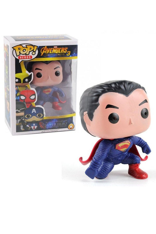 POP стил фигурка Супермен със светещи очи