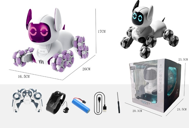 Интерактивно робот куче TOBY – дистанционно управление и жестов контрол