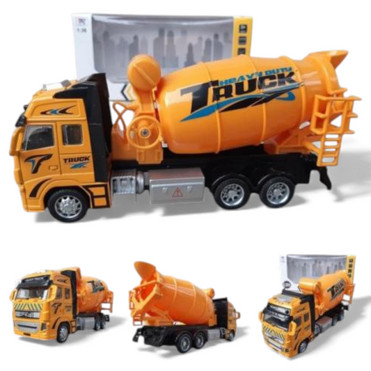 Метален камион бетоновоз