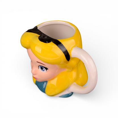 Керамична 3D чаша Алиса – принцеса от страната на чудесата, 200 мл