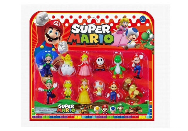 Комплект Super Mario фигурки – 12 героя