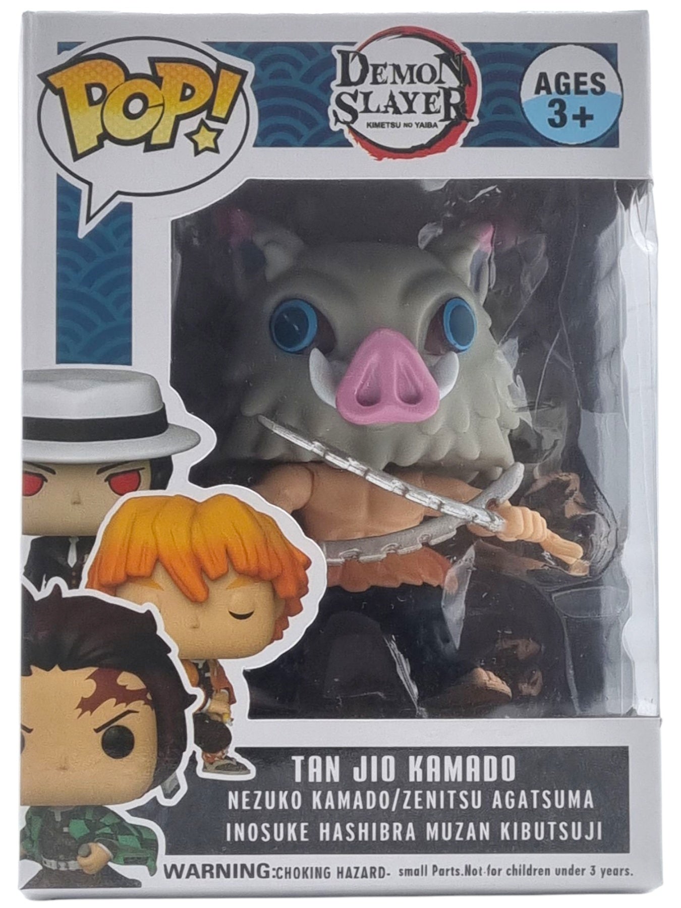 Фигура POP! Аниме: Demon Slayer - Inosuke Hashibira (Flocked) - Манга