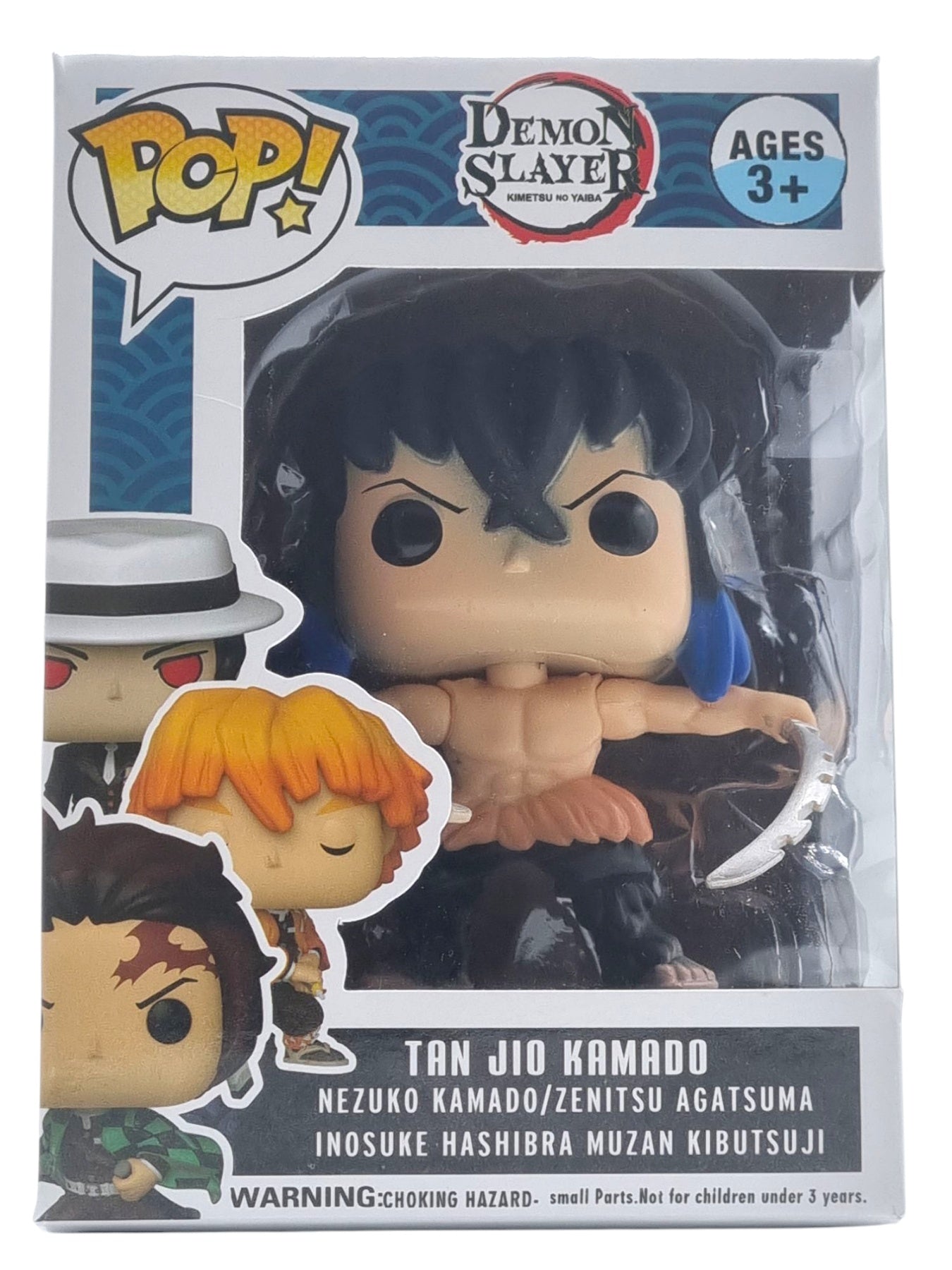 Фигура POP! Аниме: Demon Slayer - Inosuke Hashibira (Flocked) - Манга