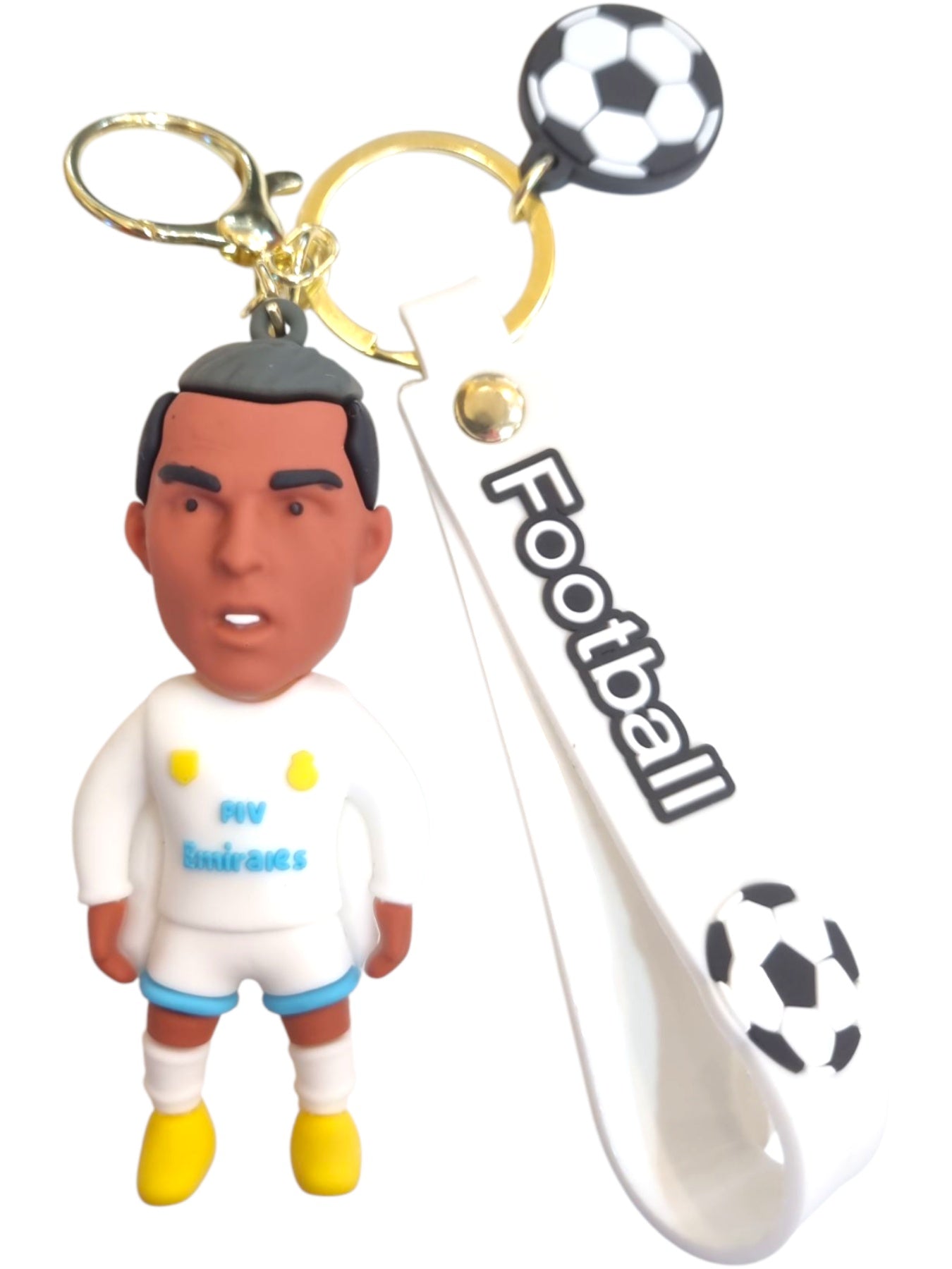 Футболна фигурка ключодържател на Cristiano Ronaldo - CR7 / Real Madrid