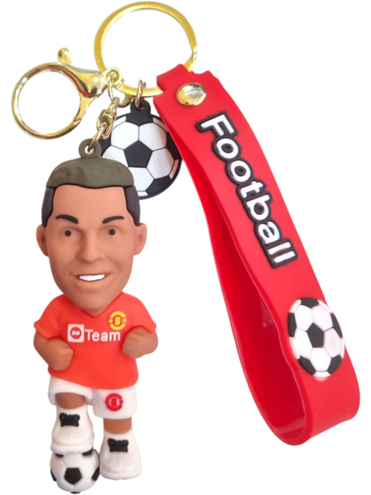 Футболна фигурка ключодържател на Cristiano Ronaldo - CR7 / Manchester United F.C