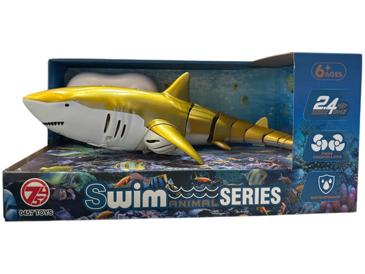 Златна акула с радиоуправление – водна играчка
