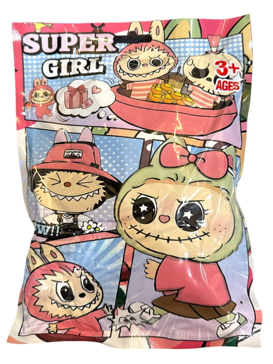 Labubu ключодържател (Лабубу) – изненада фигурка + карти в плик