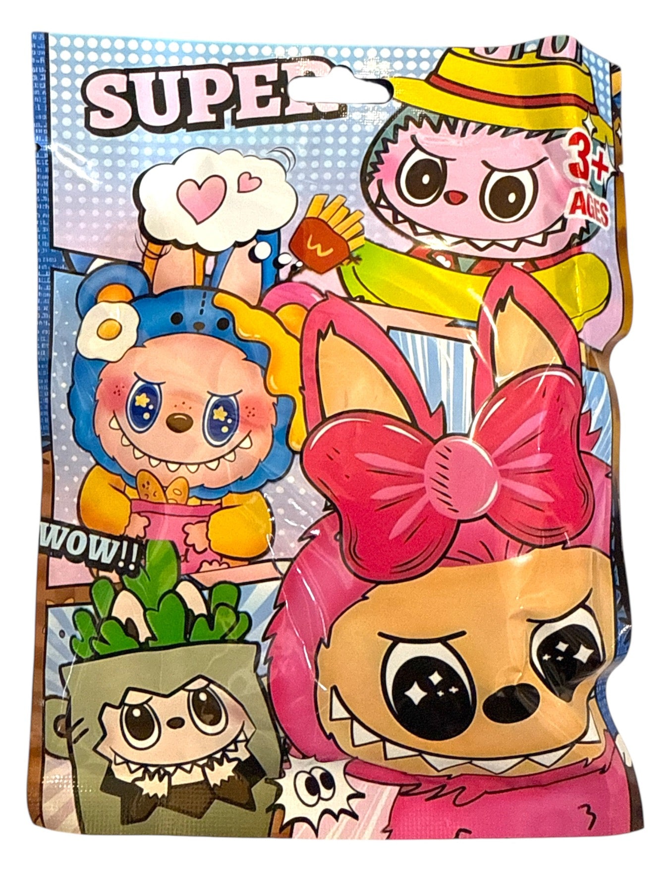 Ключодържател Labubu (Лабубу) – изненада в плик