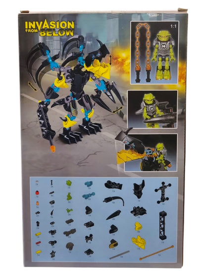 Конструктор Летящият звяр срещу Бриз – Робот с фигура и оръжия (91 части)