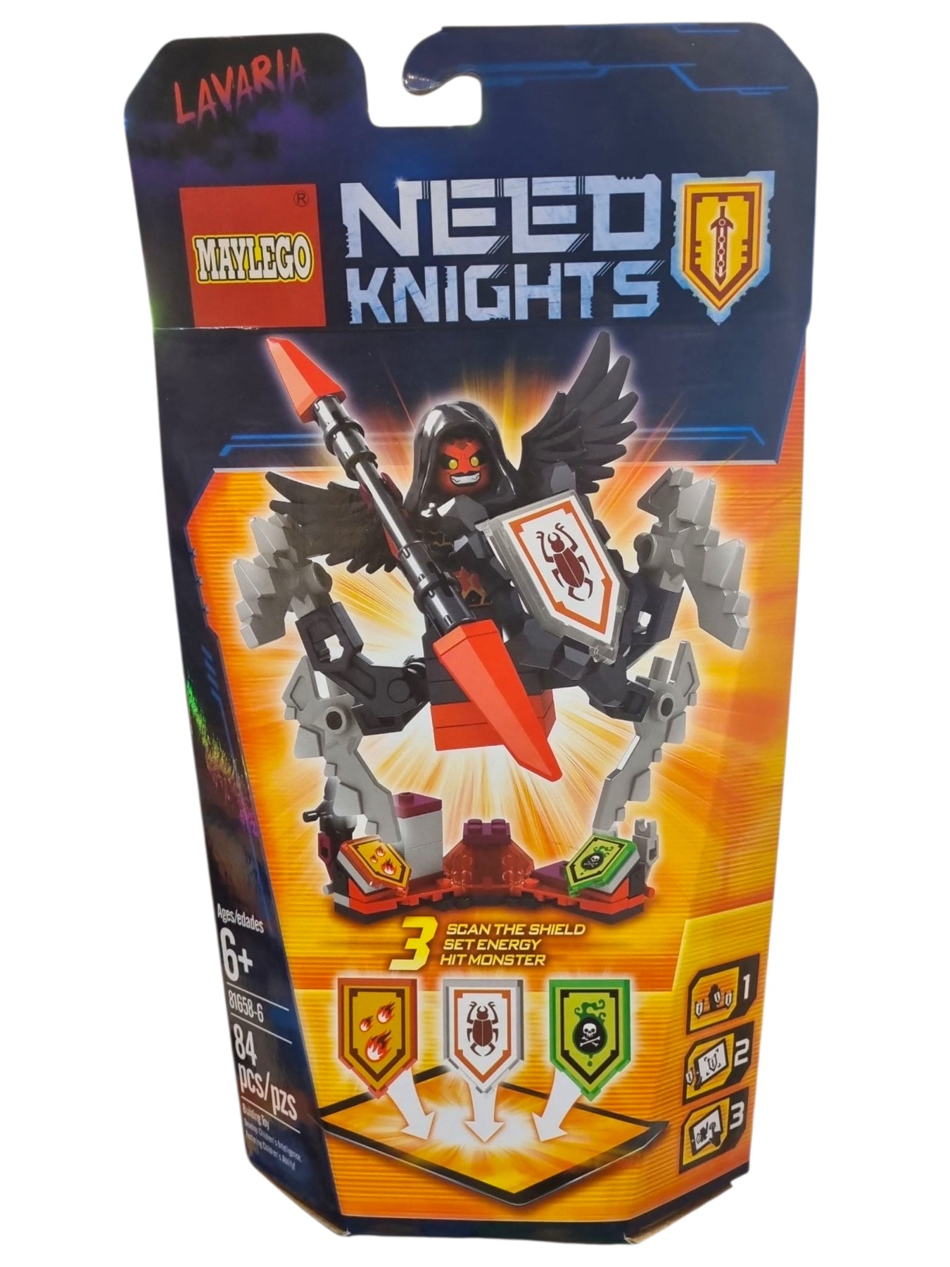 Конструктор Ultimate Lavaria – Рицарска фигура с аксесоари