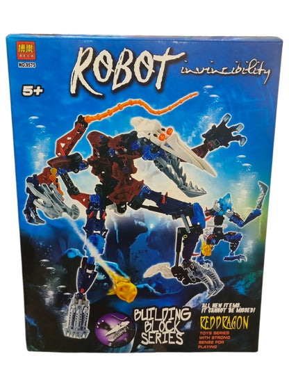 Конструктор Zyglak – Зловещ робот с оръжие (133 части, Bionicle стил)