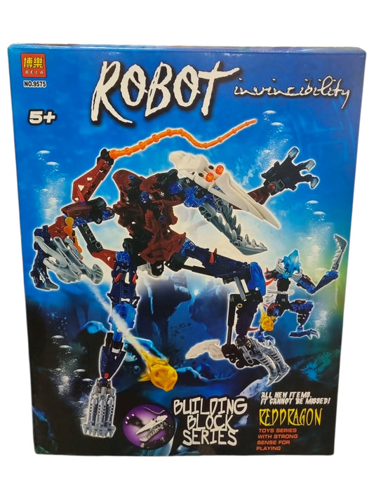 Конструктор Zyglak – Зловещ робот с оръжие (133 части, Bionicle стил)