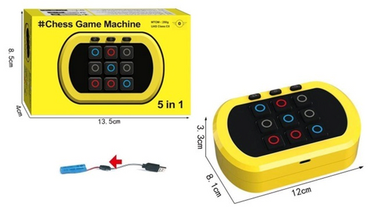 Електронна игра 5 в 1 със светлини и звук – интерактивна конзола