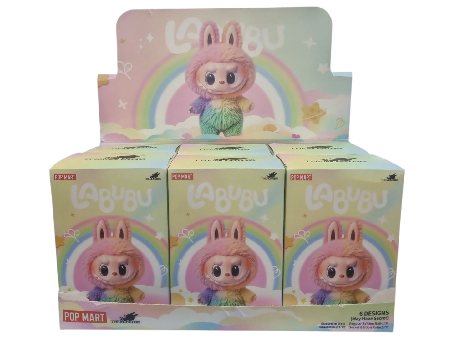 Labubu Rainbow фигурки – кутия със 6 мистериозни модела