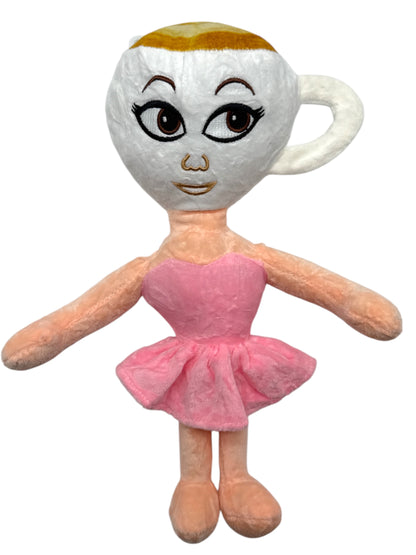 Плюшена играчка Ballerina Cappuccina – Italian Brainrot меме герой