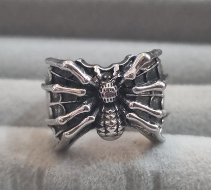 Регулируем пръстен с паяк в готик стил