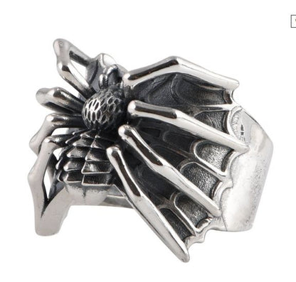 Регулируем пръстен с паяк в готик стил