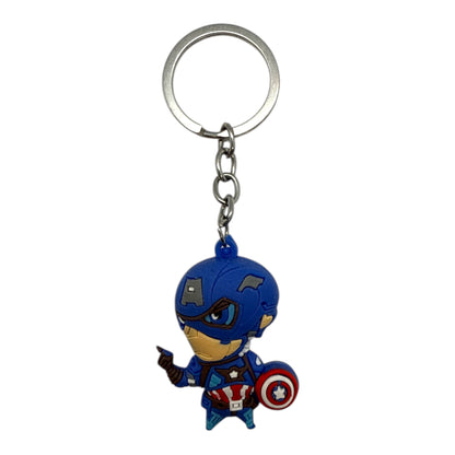 Гумен ключодържател Captain America – супергерой с щит
