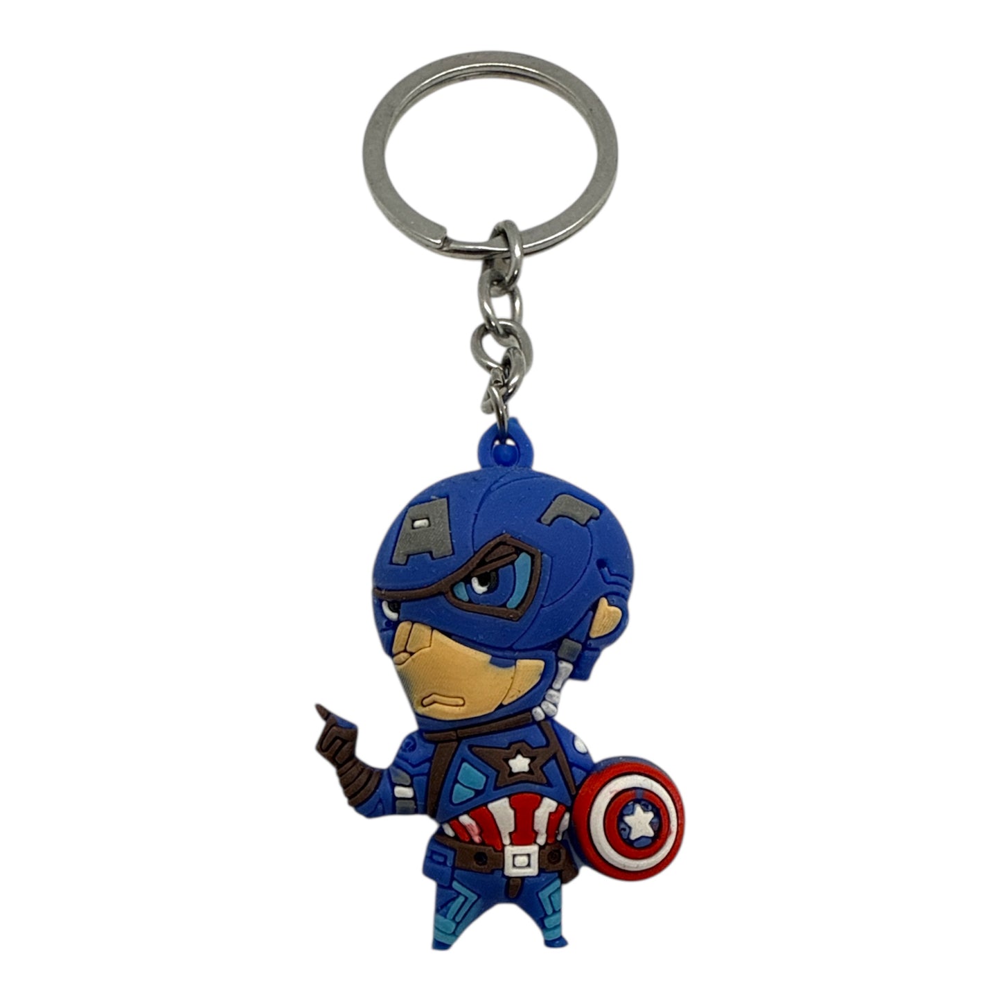 Гумен ключодържател Captain America – супергерой с щит