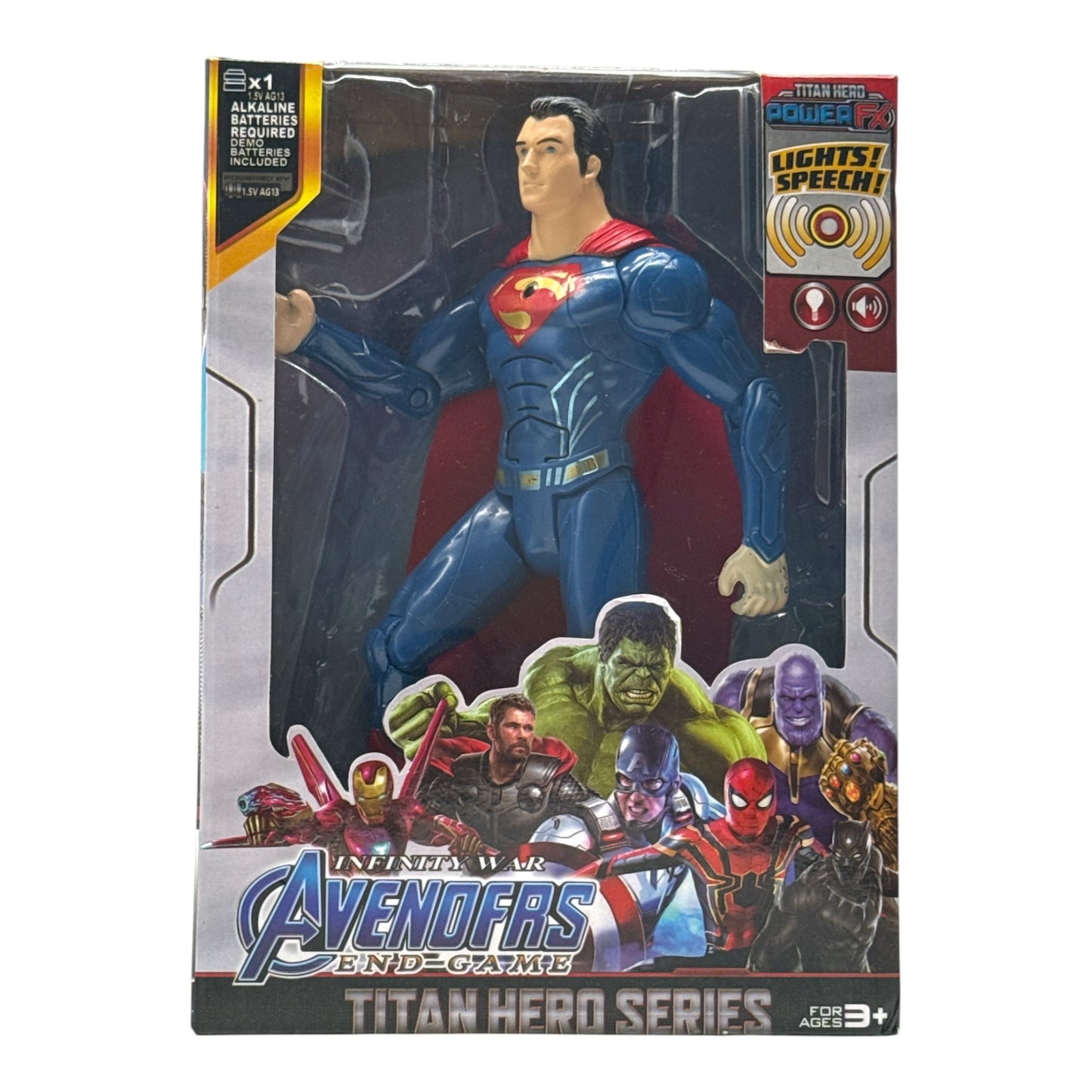 Супергерой фигурка Superman – Titan Hero, светлини и звук