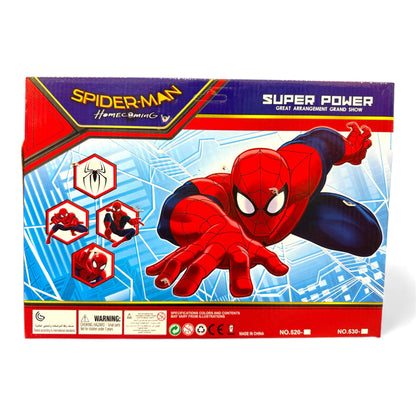 Spiderman маска с детски бластер и меки стрелички – ролеви комплект