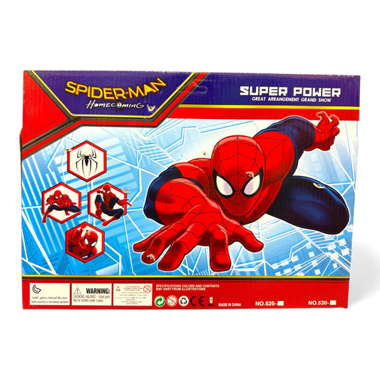 Spiderman маска с детски бластер и меки стрелички – ролеви комплект