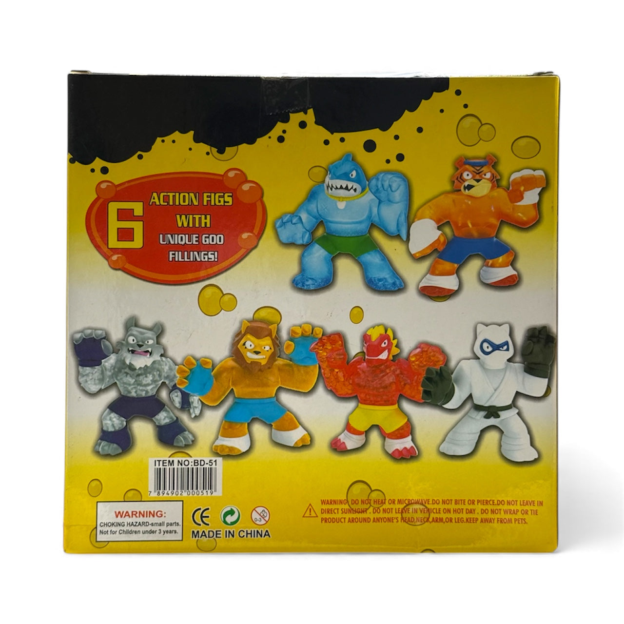 Heroes of Goo Jit Zu – еластична „crunchy“ фигурка вълк