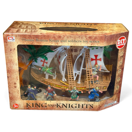 King and Knights – кораб с рицари и войни, игрален комплект