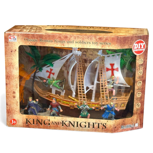 King and Knights – кораб с рицари и войни, игрален комплект