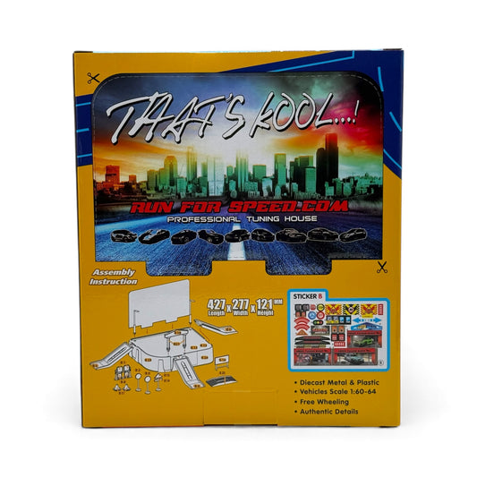 Welly City Playset Garage – гараж с Porsche 911 Carrera 4S 1:64