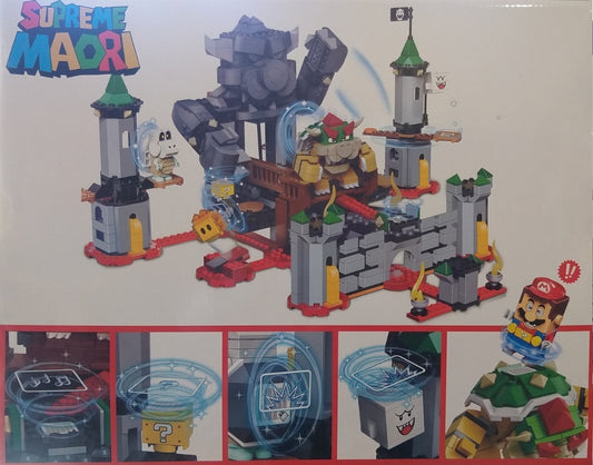 Конструктор Супер Марио – Замък с фигури и препятствия (1037 части, съвместим с Lego)